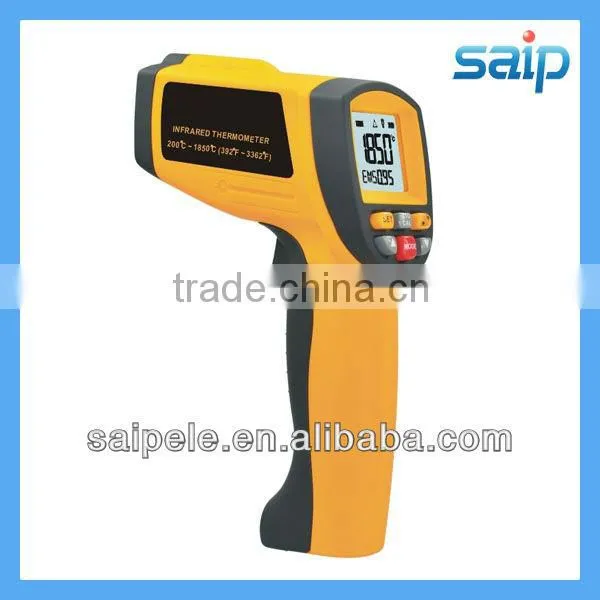 2013 new design industrial non-contact dual laser infrared thermometer