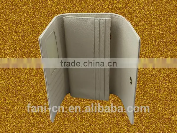New design Guangzhou Fani leather wallets with card holders for women