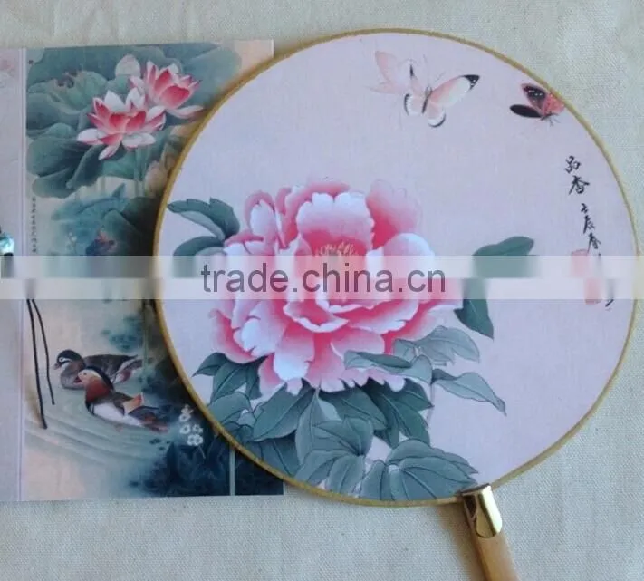 2015 New Hioliday Sale Event Party Supplies Paper Hand Fan Wedding Decoration