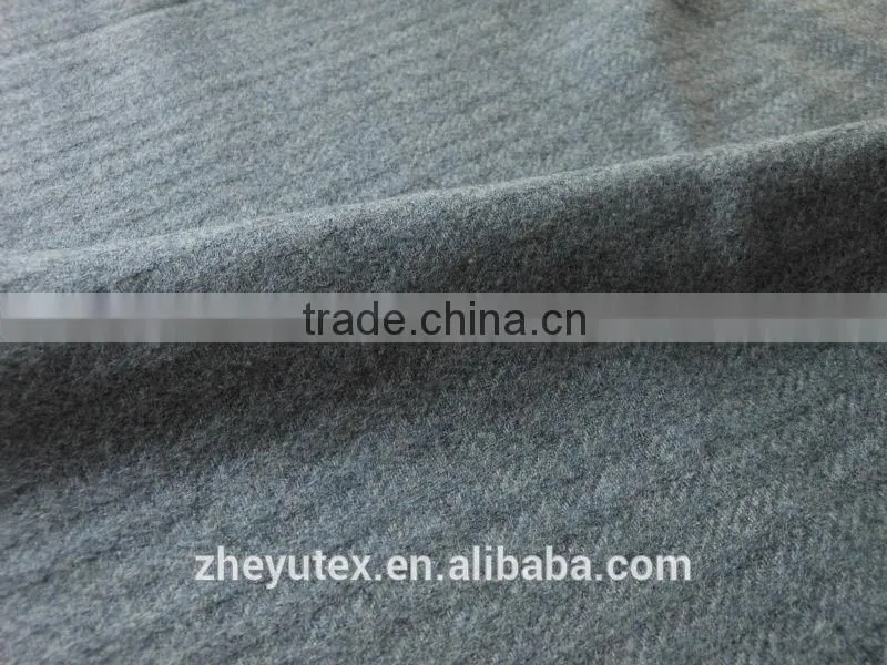 In stock flannel wool fabric with various colors
