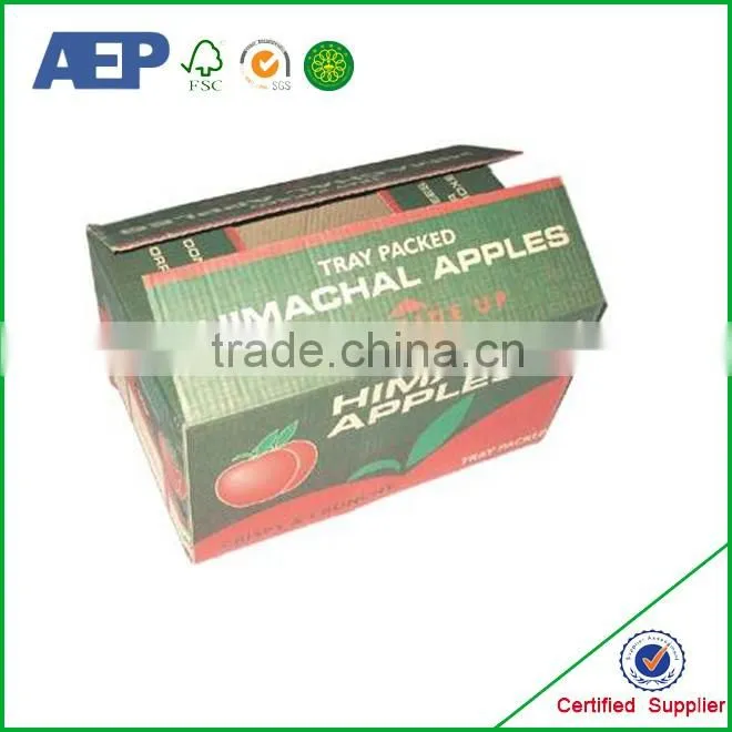 High quality Costom logo Corrugated paper cherry packing boxes
