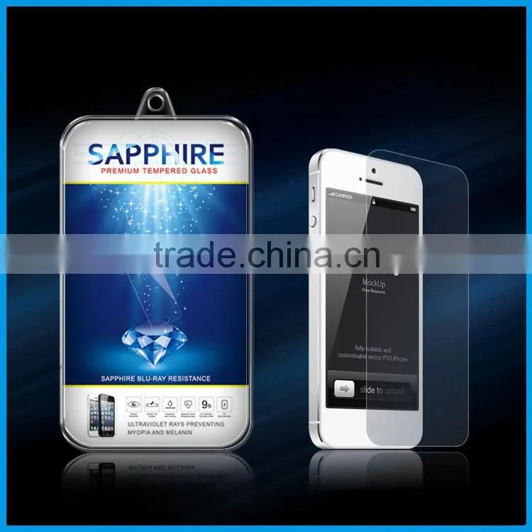 Premium Tempered Glass Screen Guard For iPhone 5,Sapphire Screen Protector For Apple iPhone 5G
