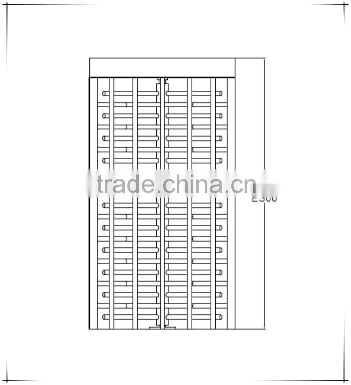 access control system rfid card reader fingerprint full height turnstile with factory price