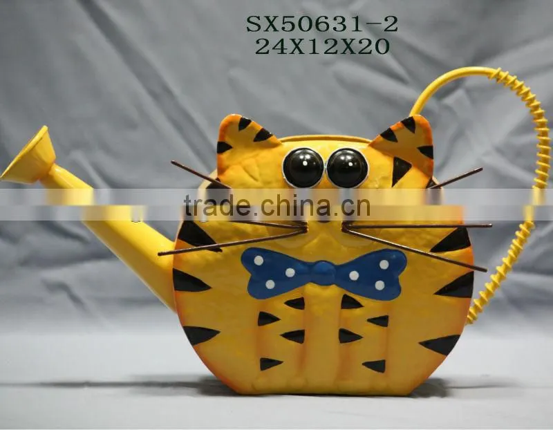 metal garden planter or flower pot