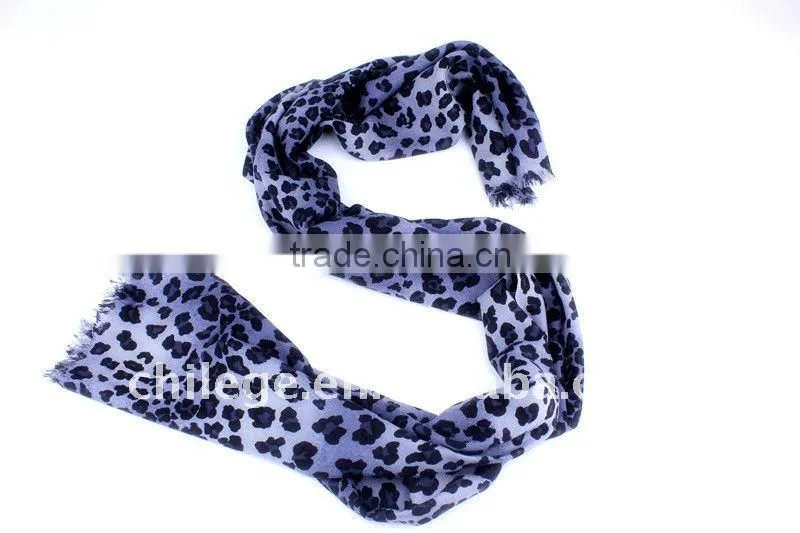 Mercerized Wool Printed scarfs
