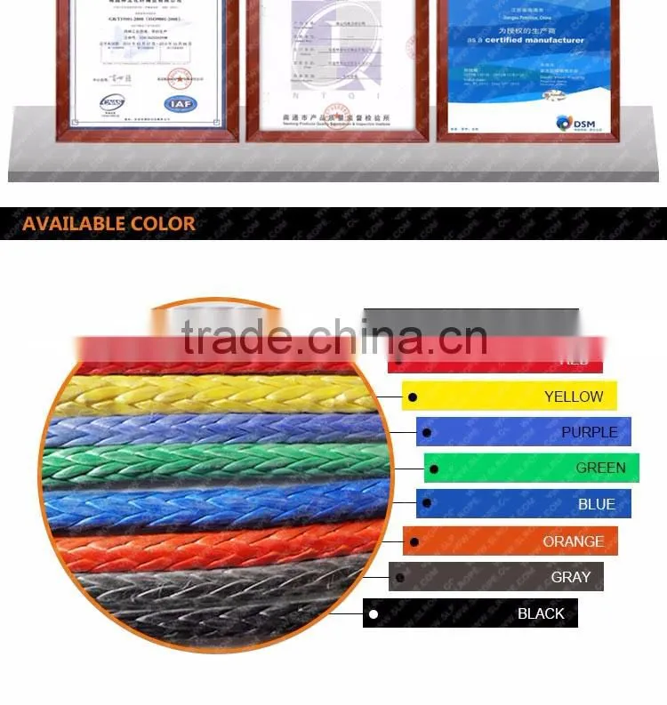 China wholesale Customized For pulling or lifting Popular winch bar rope
