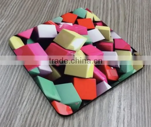 China wholesale High Quality Sublimation Blank hardwood MDF Coaster