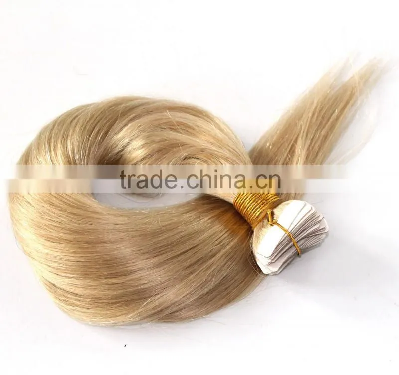 Wholesale Price Qingdao Factory Brazilian Virgin Hair Extension Human Silky Straight Tape In Hair Extension