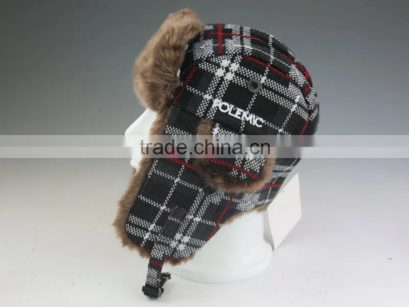 Winter Mountain Warm Hat with Ear Flap