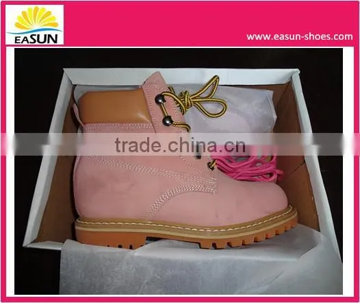 Fashion Goodyear welt women safety shoes with sheepskin lining
