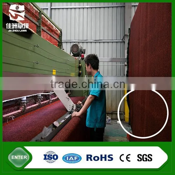 red yellow 10mm synthetic turf colors prices for track used for sale