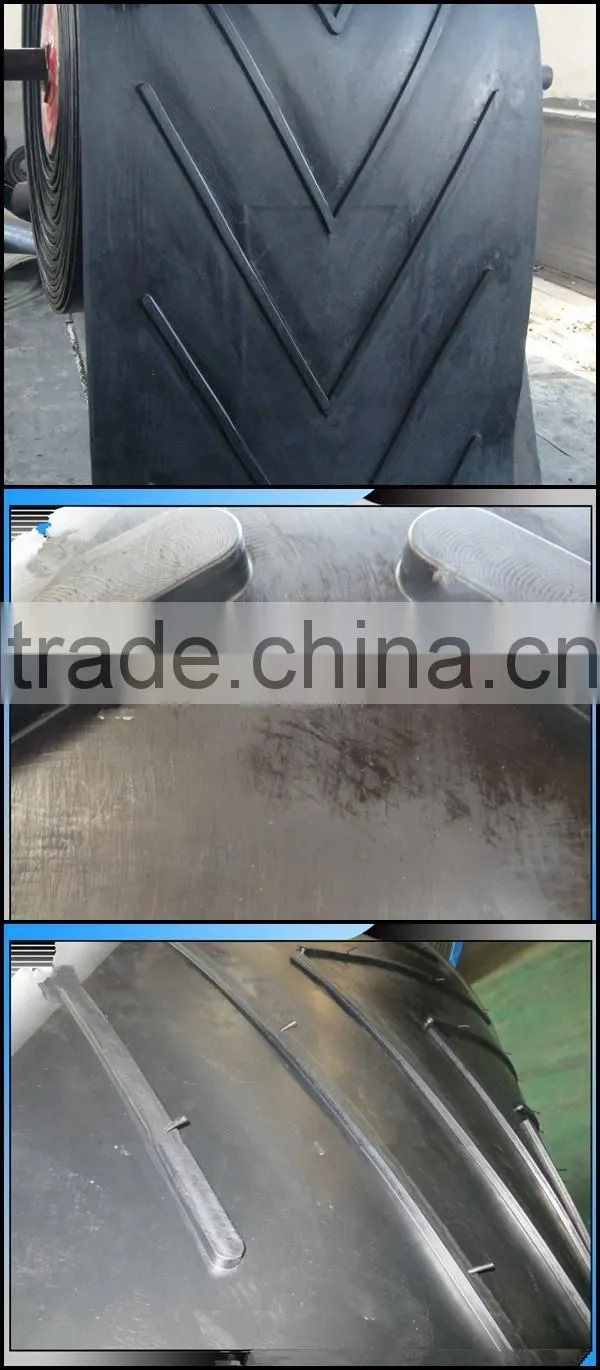 chevron pattern conveyor belt,ribbed conveyor belt