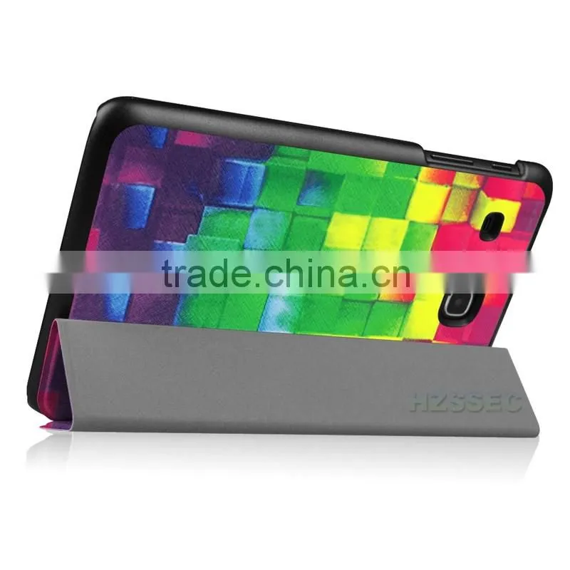 New products PU case stand leather flip cover case for Samsung Tab E8.0 ultra thin tablet case