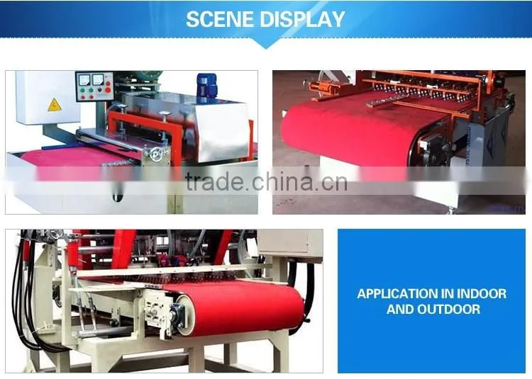 Ceramic cutting machine conveyor belt with red rubber