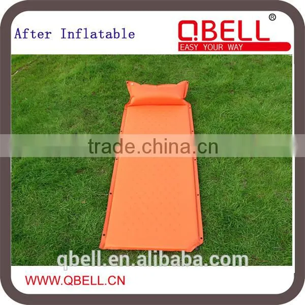 self-Inflatable and interlocking pvc Camping Mat with Pillow /Camping Floor Mat