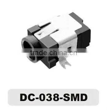 4 pin dc power jack DC-038-SMD /3.7mm/pin=1.0