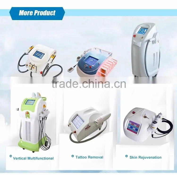 CE approved imported lamp 2 IN 1 elight IPL long pulsed nd yag laser hair removal