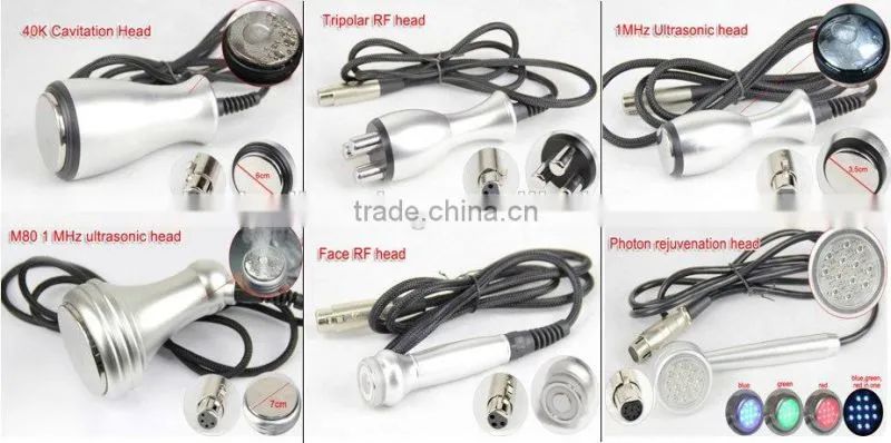 Mini portable utrasound cavitation slimming machine with radio frequency device aesthetics