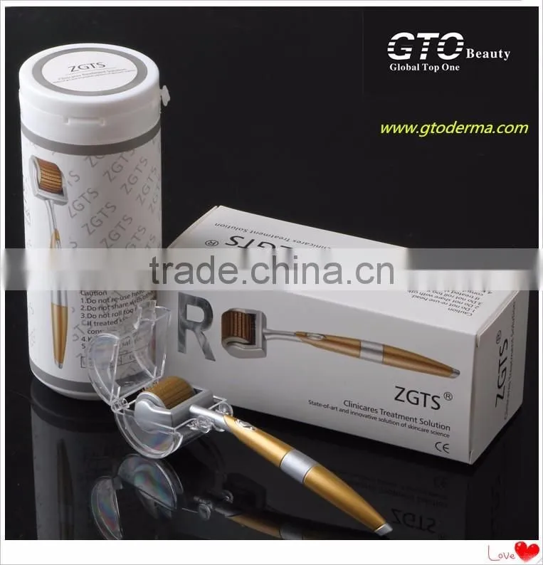 ZGTS derma roller factory supply 192 needles titanium micro dermaroller