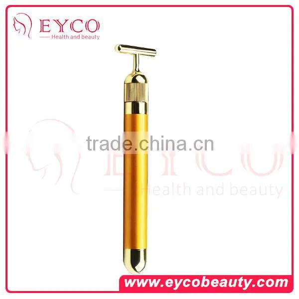 2016 new product real 24k gold beauty bar T shape beauty nail bar