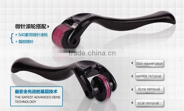Disposable microneedling dermaroller for hair loss treatment