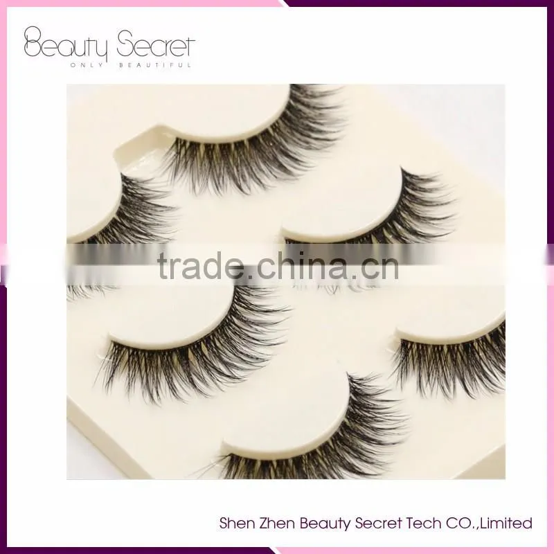 Hot sale 3D false 3couples eyelash extension for cosmetic