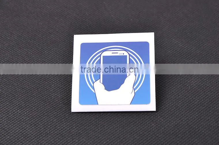 2015 high quality rfid nfc label / anti-metal rfid nfc tag