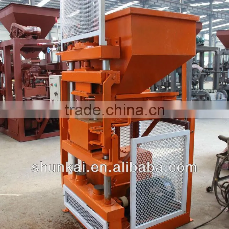 SK1-10 hydraulic interlocking stabilized soil block machine