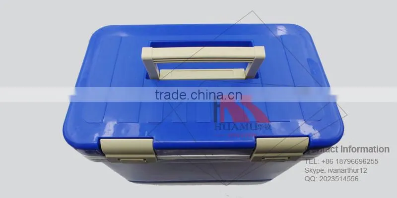 first aid box blue 410*300*250 mm