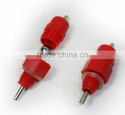 Automatic ball valve chicken nipple drinker