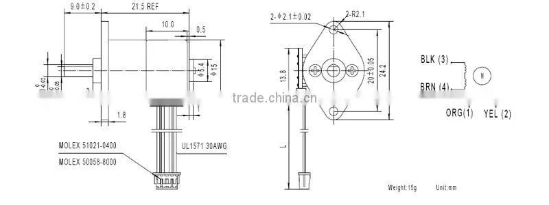 12mm gearbox with stepping motor 5v mini stepper motor