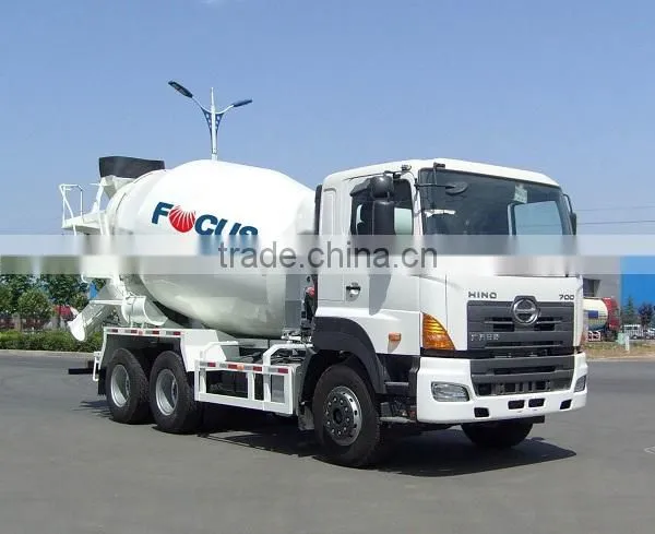 Excellent performance 10m3 HINO brand new cement mixer truck for sale