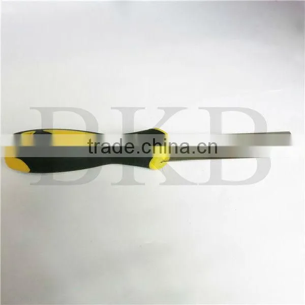 1 inch stainless steel mini putty knife with soft double color rubber handle