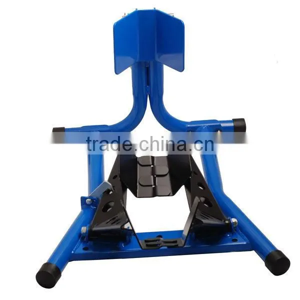 Motorcycle Steel Wheel Chock Wheel Holder Auto Clipping 17'' -18" adjustable Flat Package Wheel Stopper parking system 3015-YJ