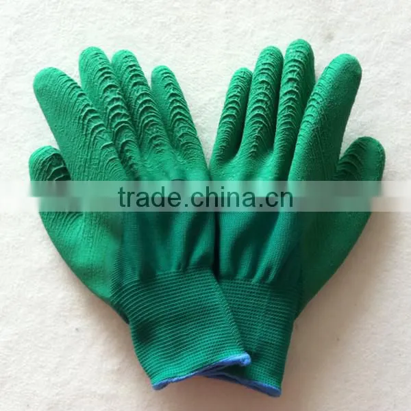 black pu coated gloves