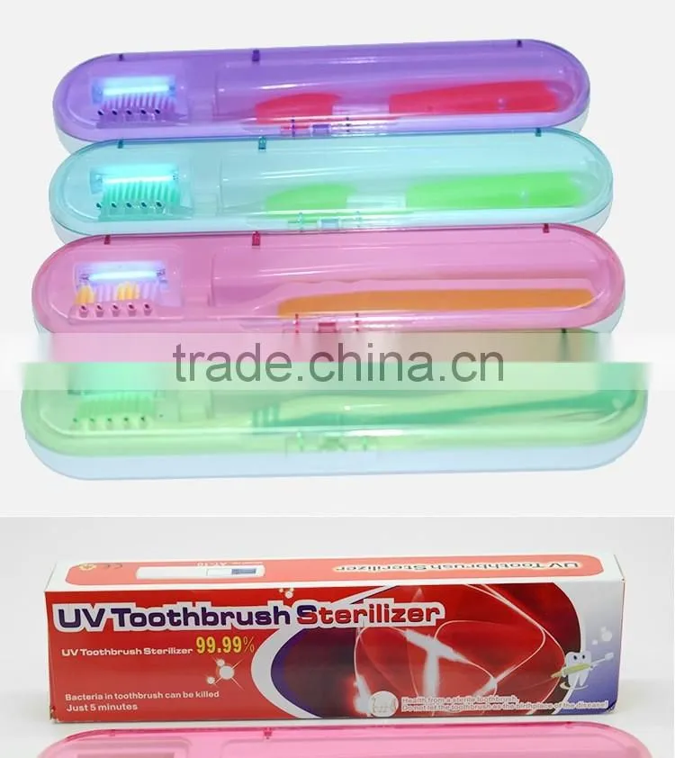 iTouchless Travel UV Toothbrush Sanitizer and Holder