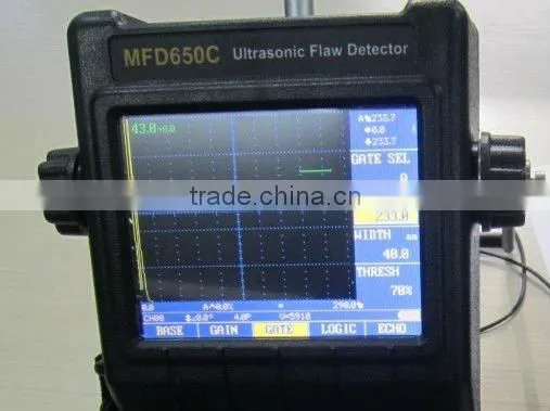 0~9999mm Defectoscope / Portable Mitech MFD-650C Portable Ultrasonic Flaw Detector