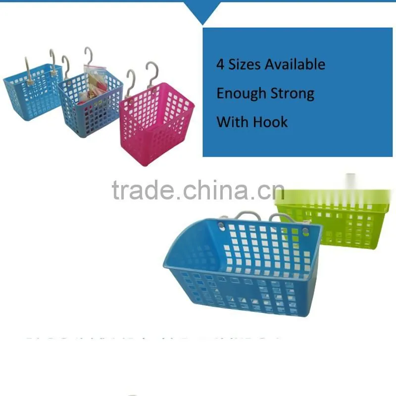 Dormidory Bedside Storage Plastic Hanging Baskets