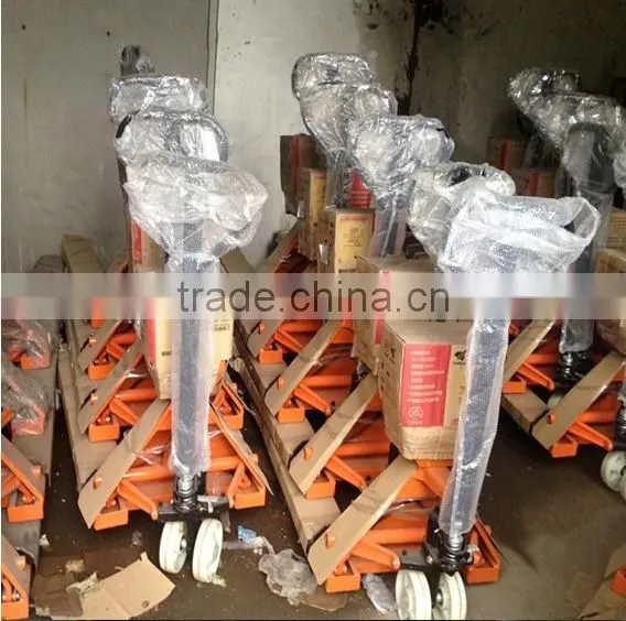 electric transpallet forklift/mini electric pallet truck with scale