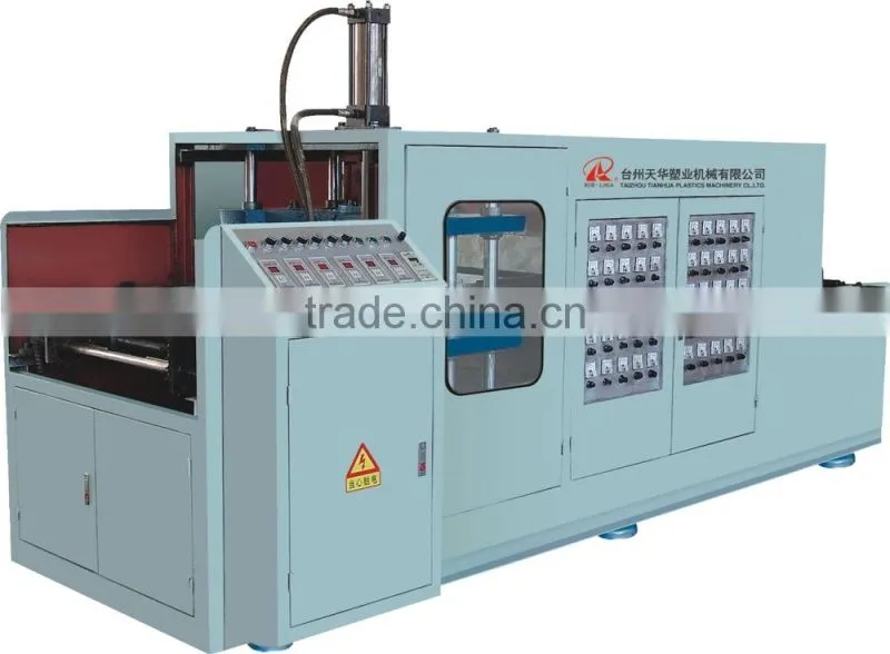 Automatic plastic air pressure thermoforming machine