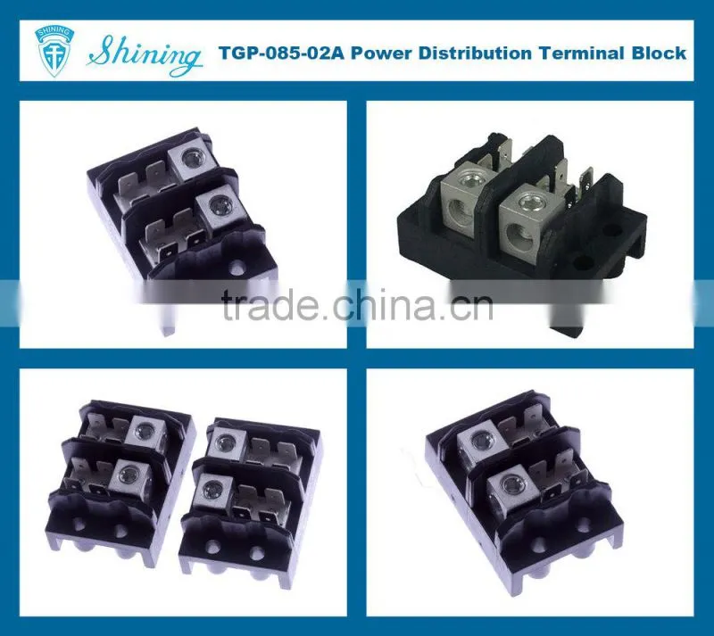 TGP-XXX-A Series 2~12 Pole Electrical Power Distribution Terminal Block