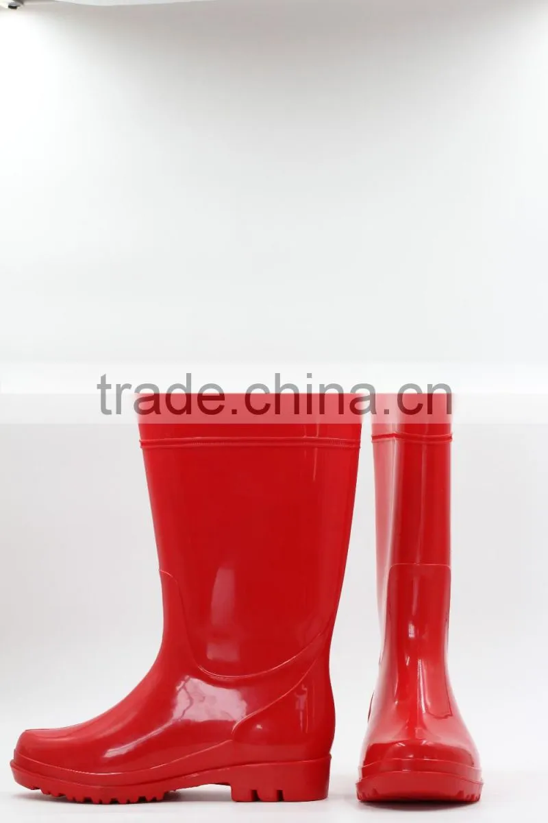 China factory Fashion wellingtons PVC Rain Boot,safety shoes