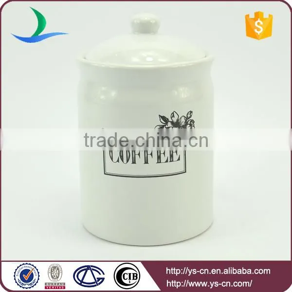 2015 Modern ceramic coffee sugar tea canisters food storage