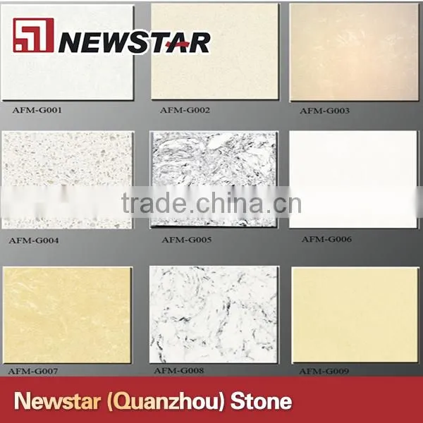 Newstar cheap polished green artificial stone wall decoration