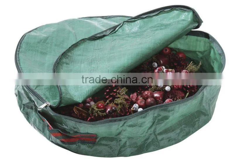 PE Christmas Wreath Storage Bag