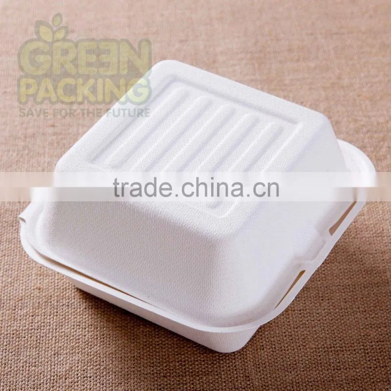 fast food takeaway box made from sugarcane