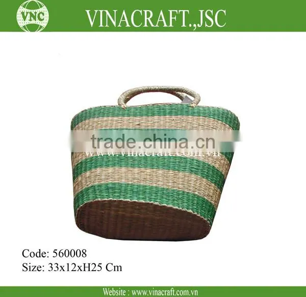 Lady seagrass shopping bag