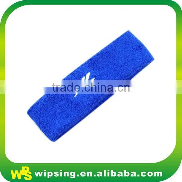 High Stretch White Cotton Baby Sweatband