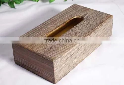 Economic Handmade Wooden tissue box