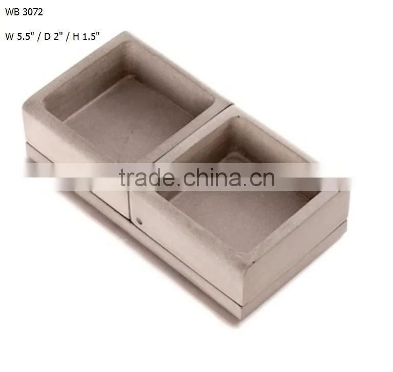 Spice Jars & Spice Racks Gray Concrete Spice Caddy